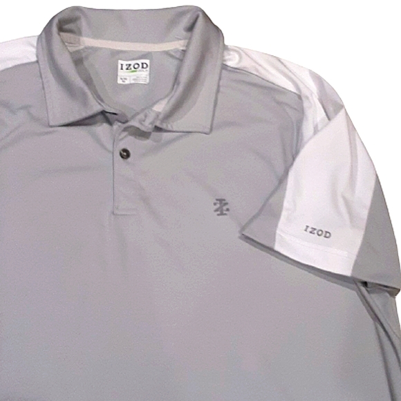 Izod Other - ⭐️Clearance $7 Izod Golf Polo Shirt XL Gray and White